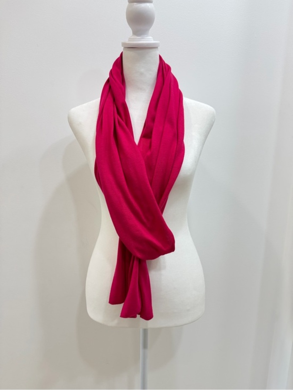Bright Pink Women's Scarf / Wrap - Versatile Layering Accessory - 98” Long